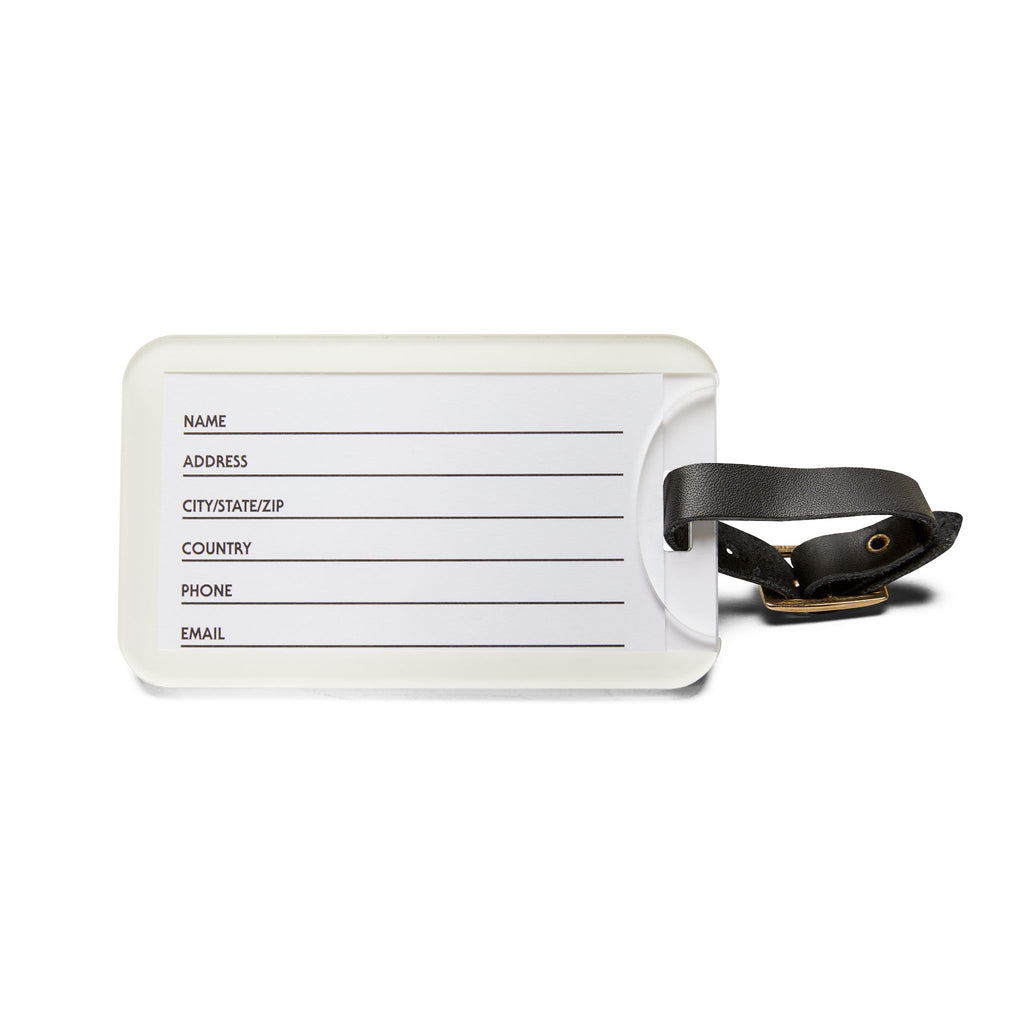 Minimalist 'VIRENTO' Luggage Tag - Travel ID Bag Tag