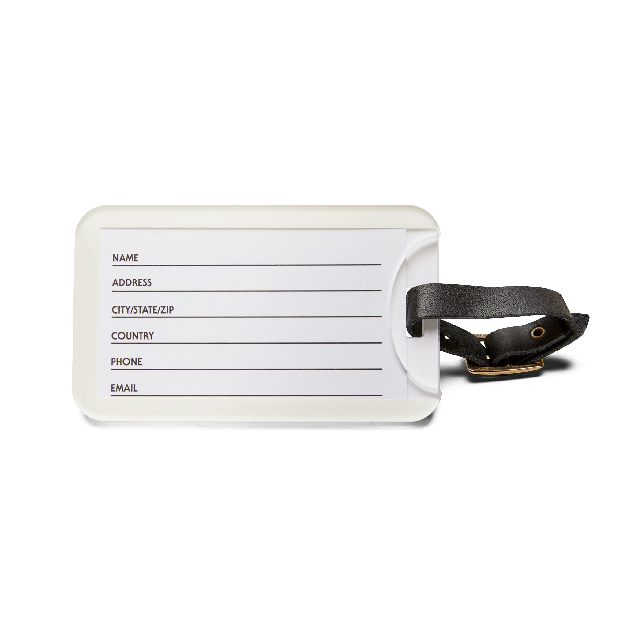 Minimalist 'VIRENTO' Luggage Tag - Travel ID Bag Tag