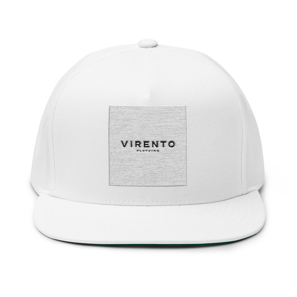 Virento Embroidered Flat Bill Cap