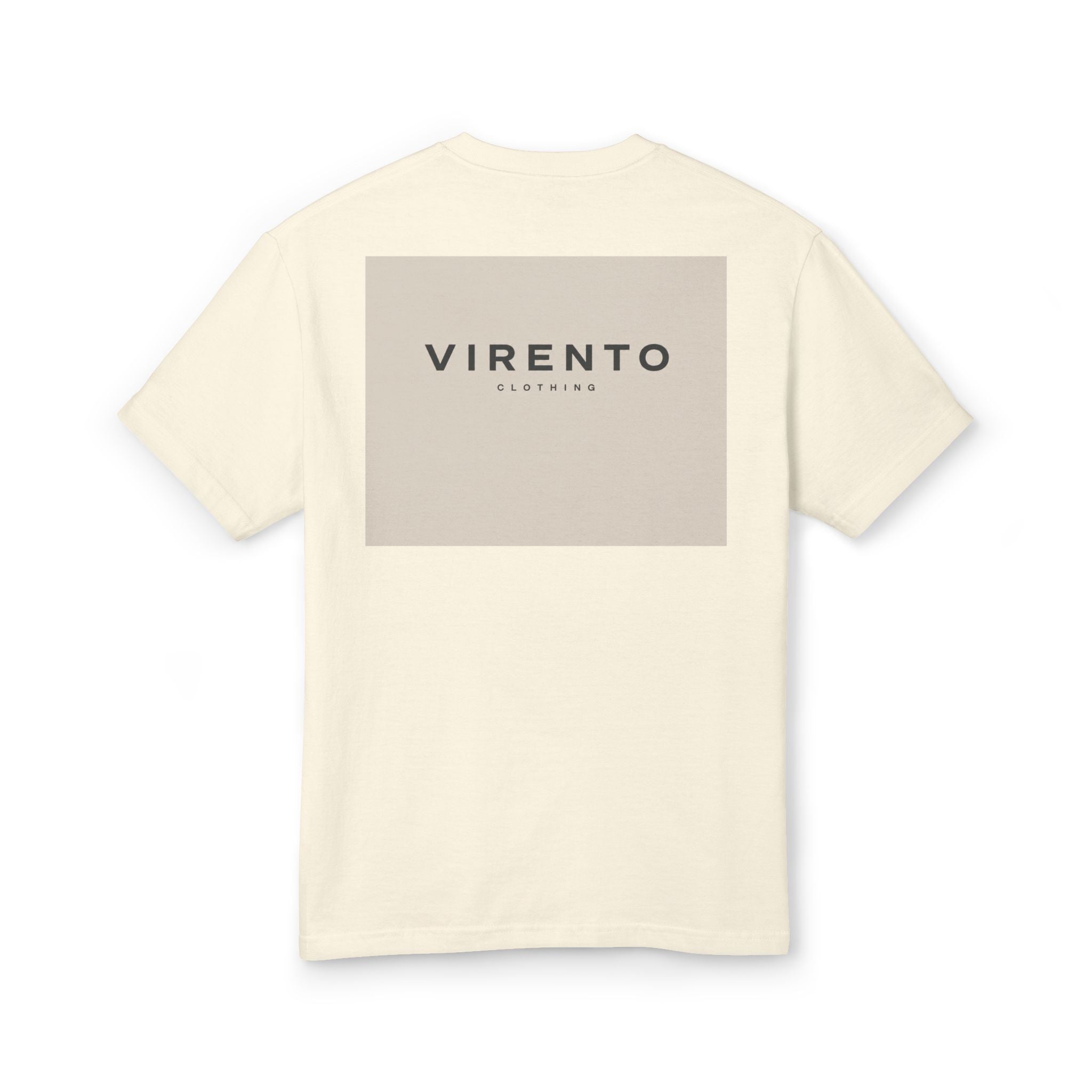 Virento Logo Cotton Tee — Minimalist Box Graphic T-Shirt