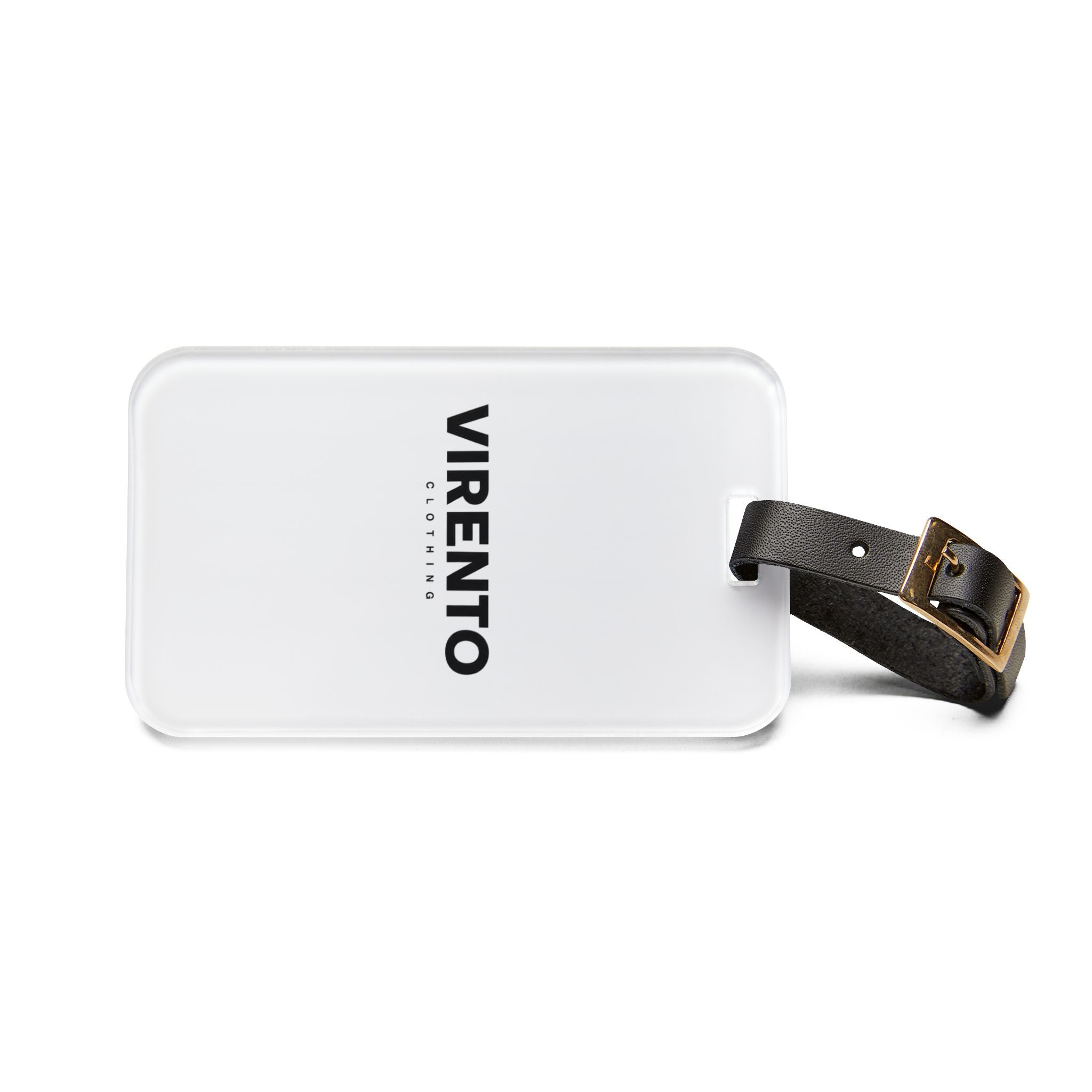 Minimalist 'VIRENTO' Luggage Tag - Travel ID Bag Tag