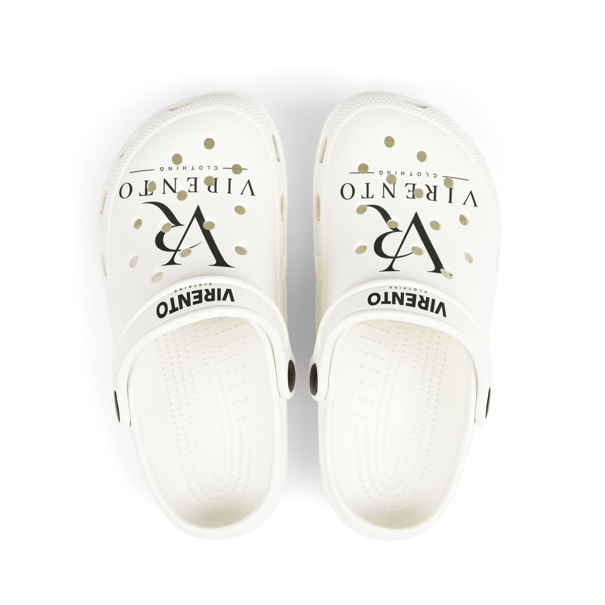 Virento Kids White Clogs