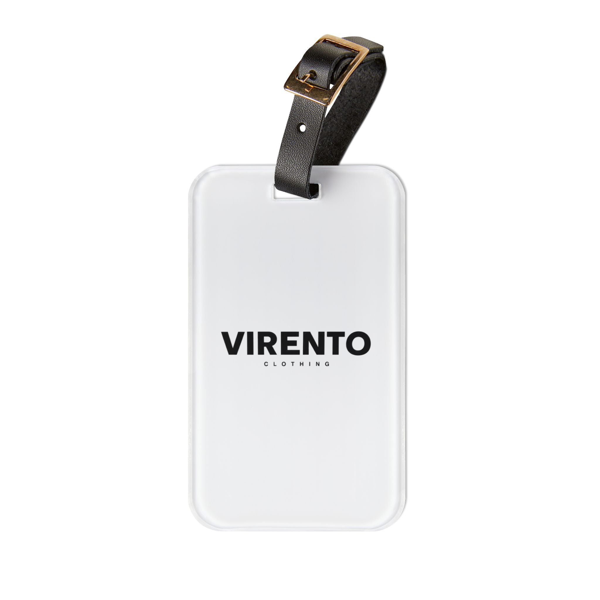 Minimalist 'VIRENTO' Luggage Tag - Travel ID Bag Tag