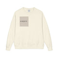 Virento Minimal Logo Crewneck Sweatshirt — Neutral Square Chest & Back Design
