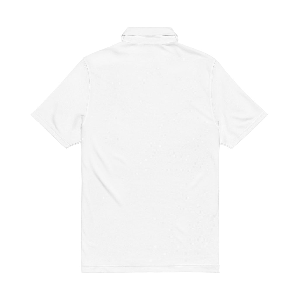 Embroidered White Under Armour Men's Performance Polo — VIGENT? Logo