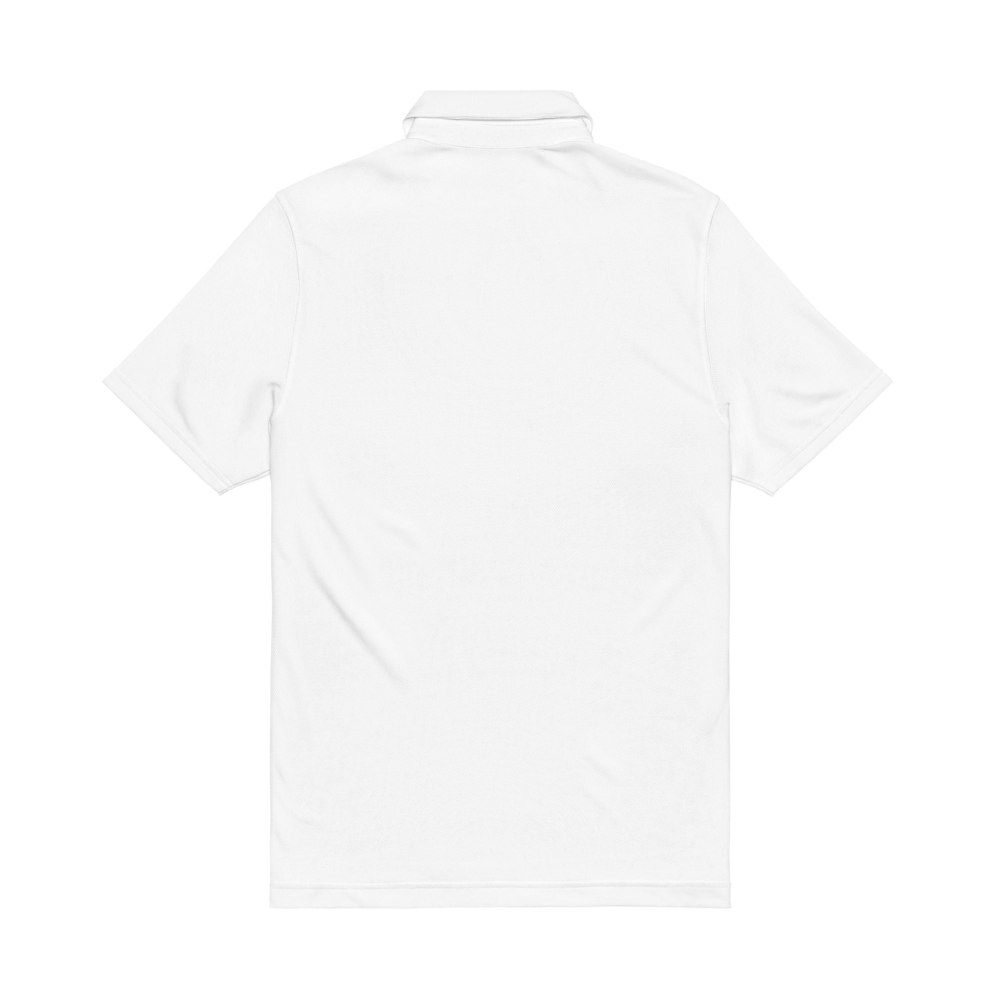 Embroidered White Under Armour Men's Performance Polo — VIGENT? Logo