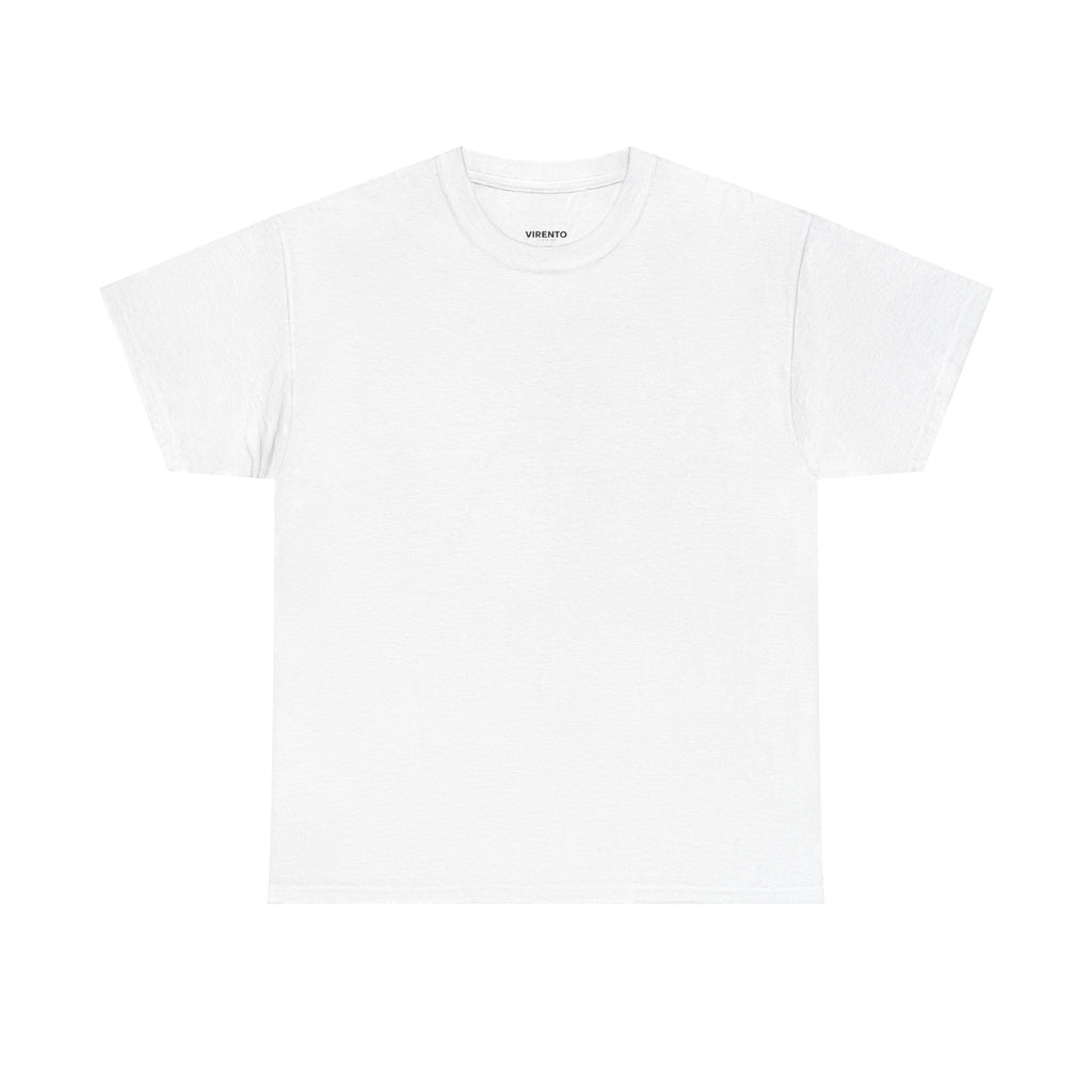 White Classic T‑Shirt — Plain Crewneck Cotton Tee