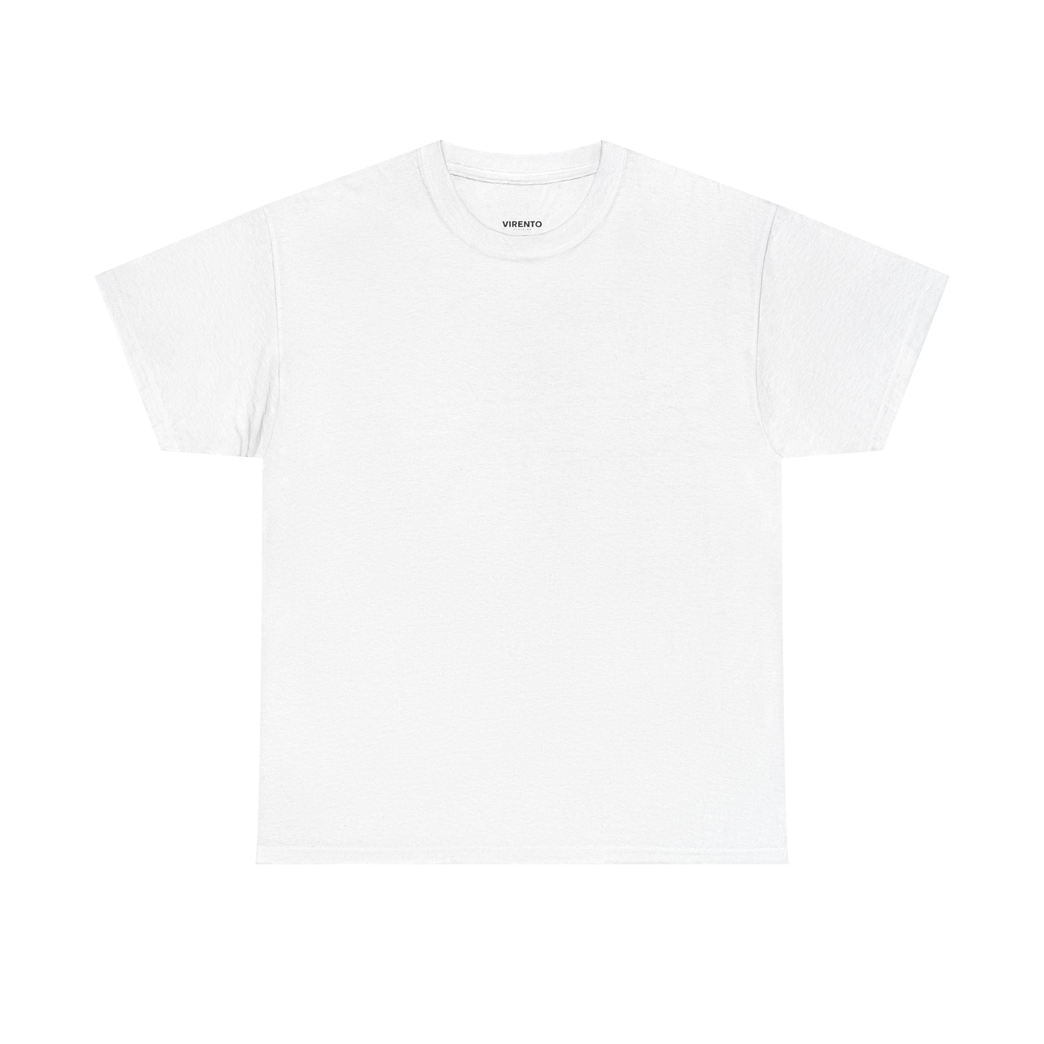 White Classic T‑Shirt — Plain Crewneck Cotton Tee