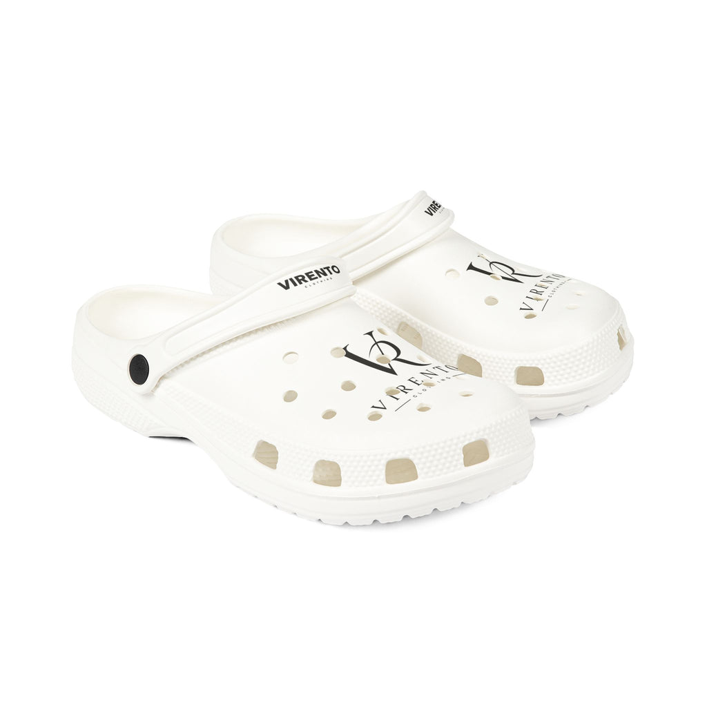 Virento White Clogs