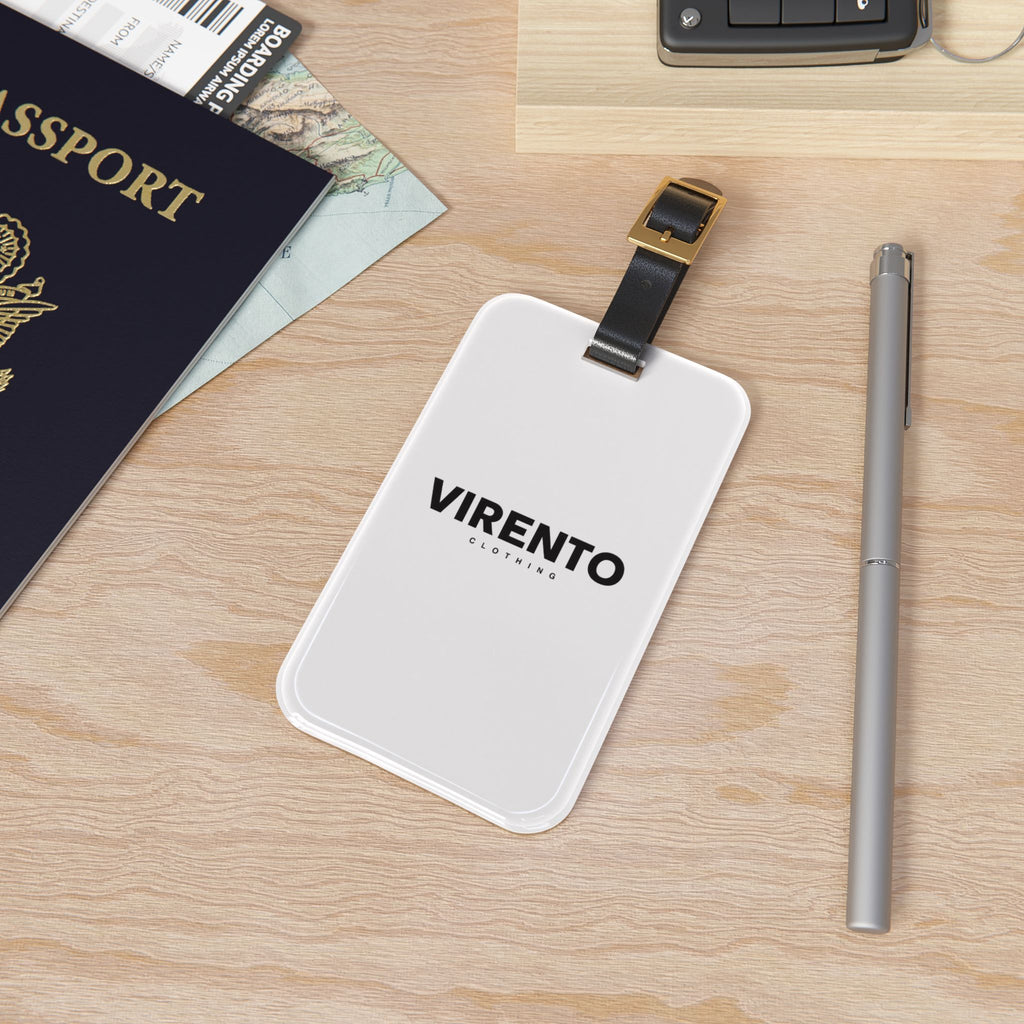 Minimalist 'VIRENTO' Luggage Tag - Travel ID Bag Tag