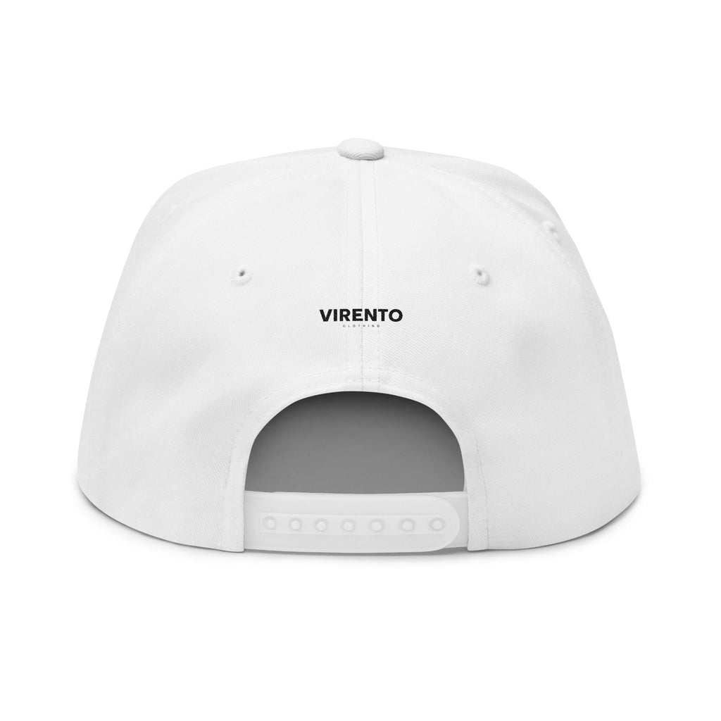 Virento Embroidered Flat Bill Cap