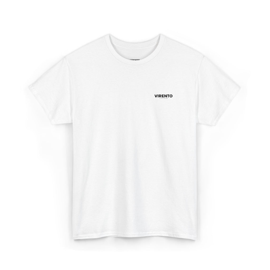 White Classic T‑Shirt — Plain Crewneck Cotton Tee